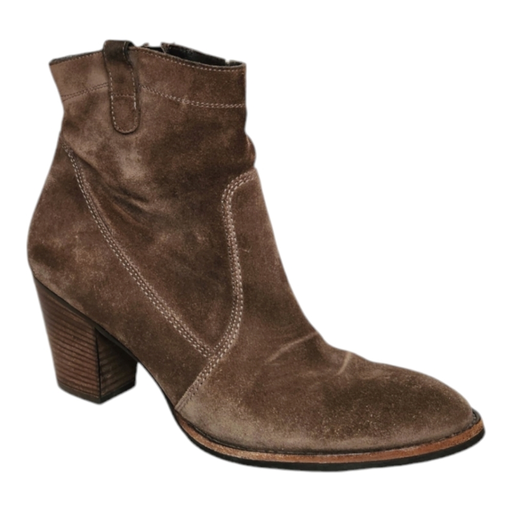 Paul Green Brown Ankle Boots